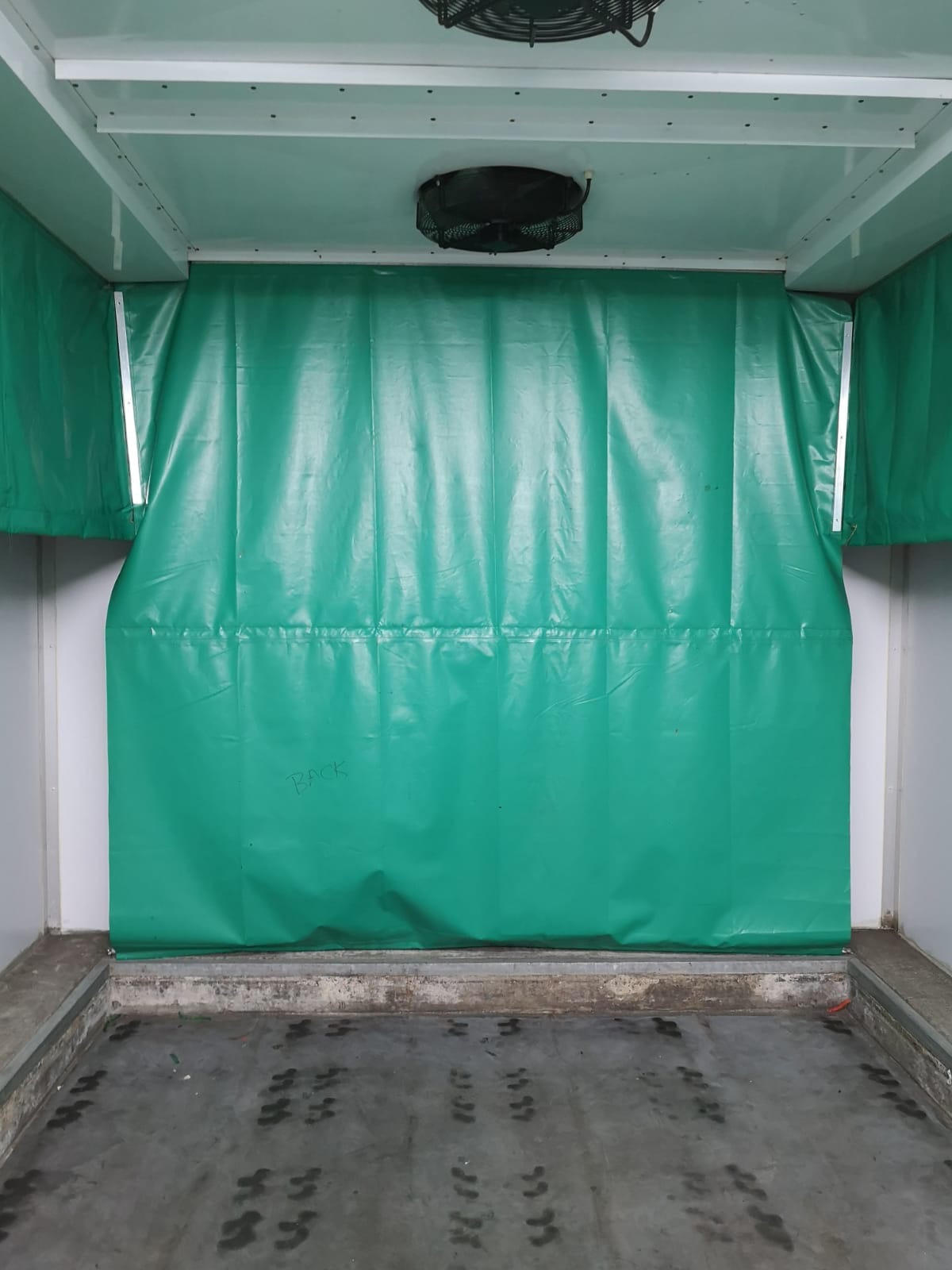 Industrial cold room PVC curtains
