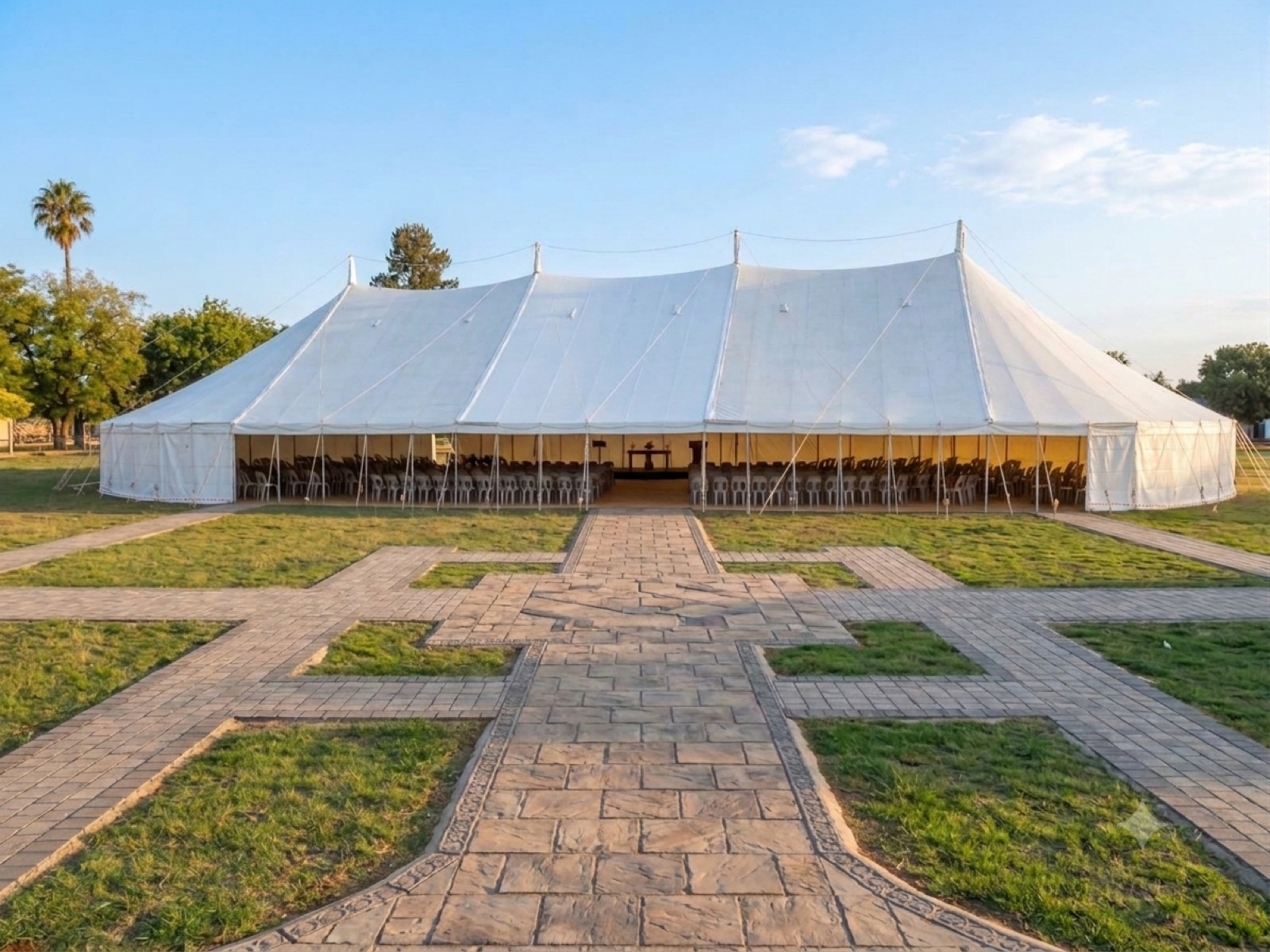 Seating arrangements for churches and banquets