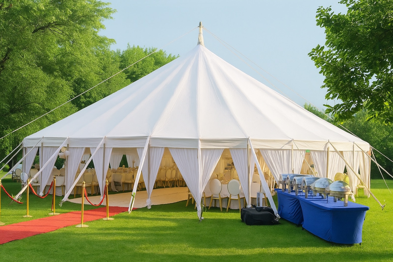Marquee tent safety tips for a secure event