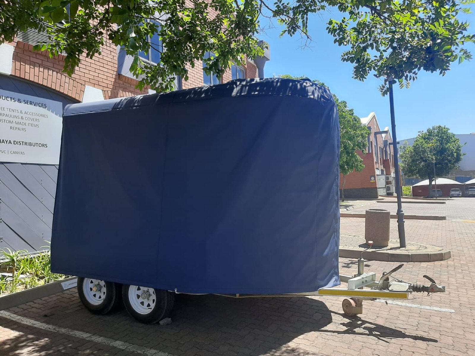 Horse trailer cover